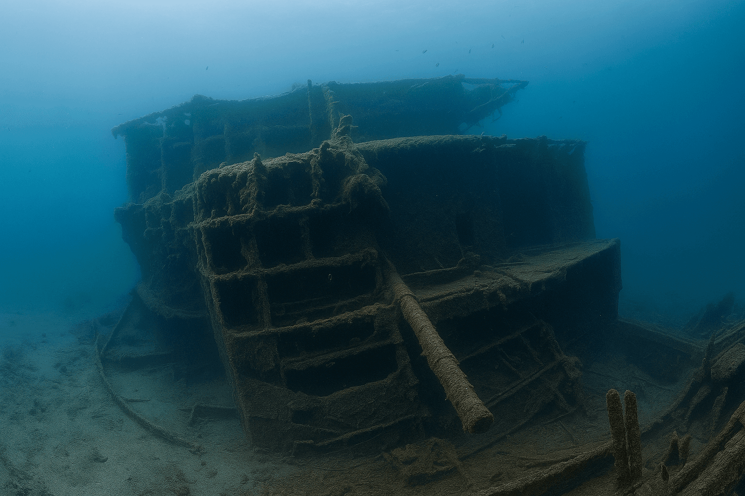 Scuba diving at Aeolus in Crystal Coast