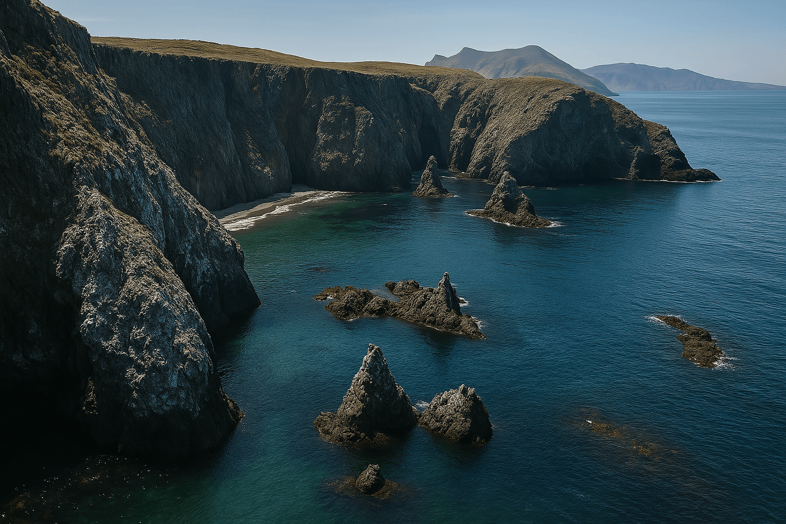 Scuba diving at Anacapa - Cathedral Cove in Channel Islands
