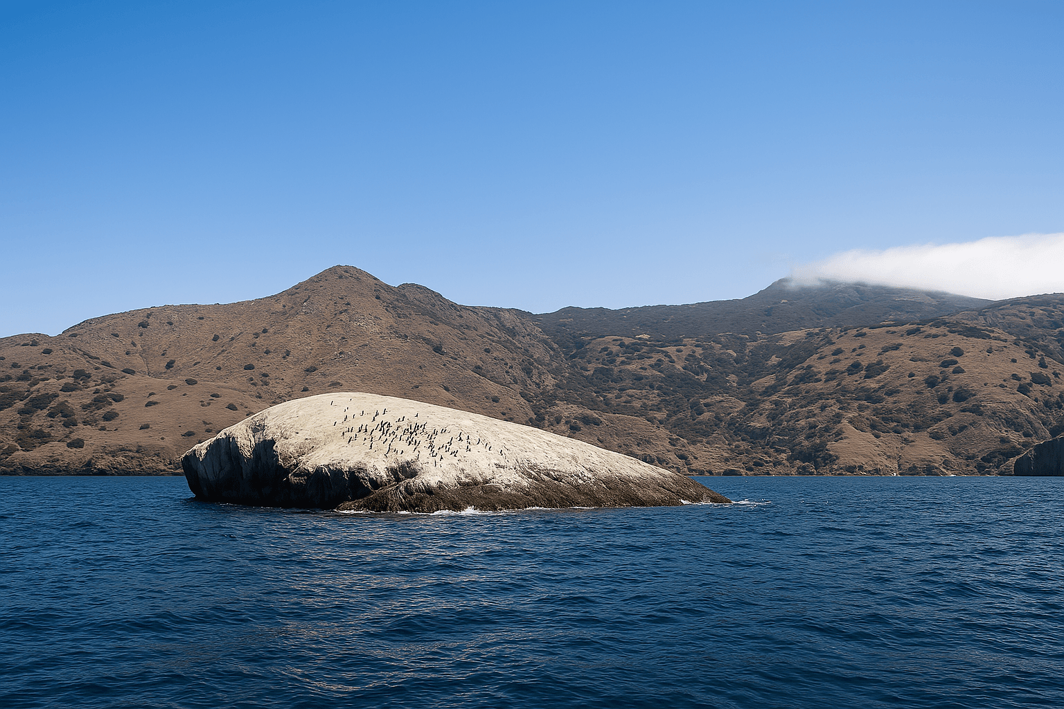 Scuba diving at Bird Rock in Catalina Island