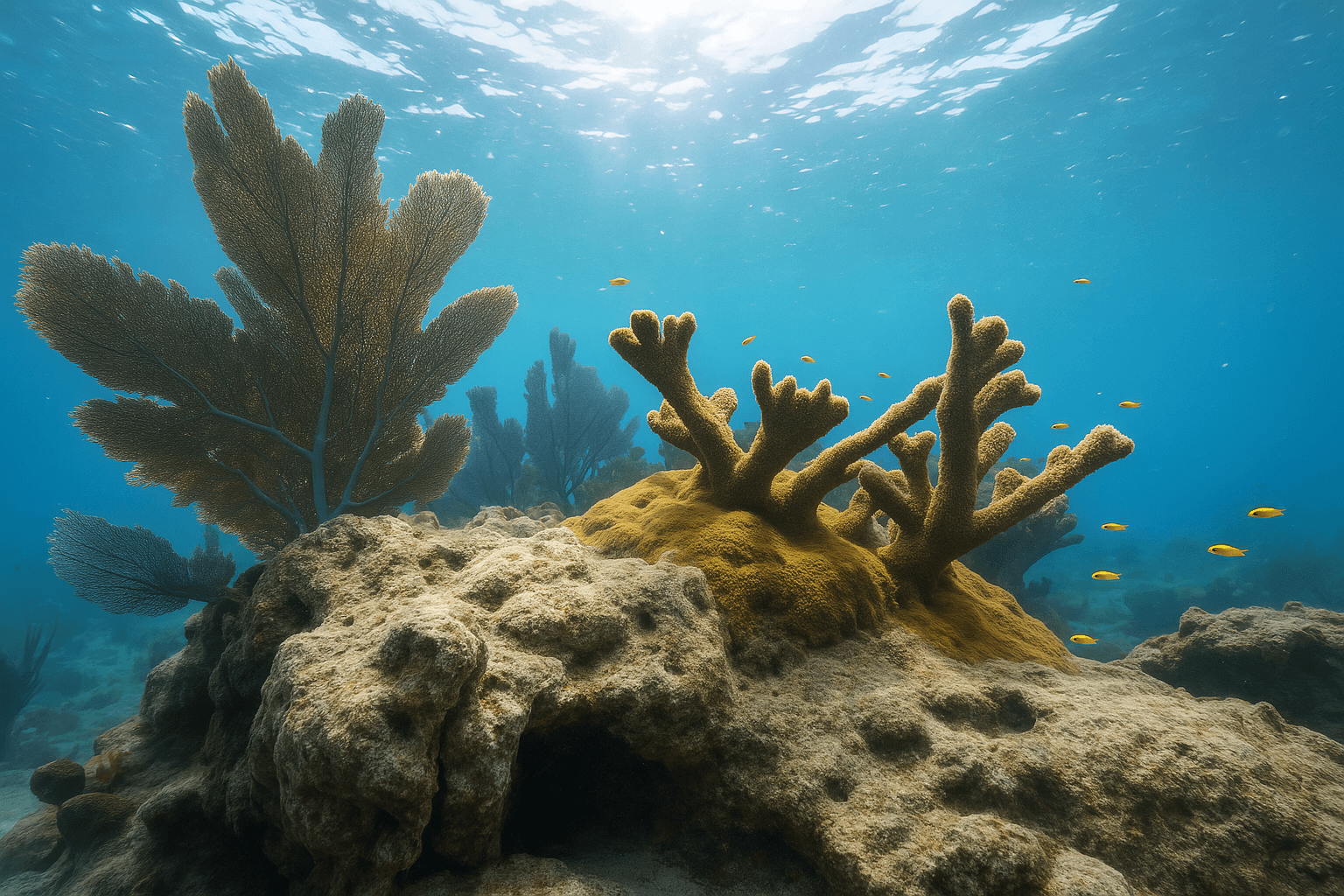 Scuba diving at Carysfort Reef in Upper Keys