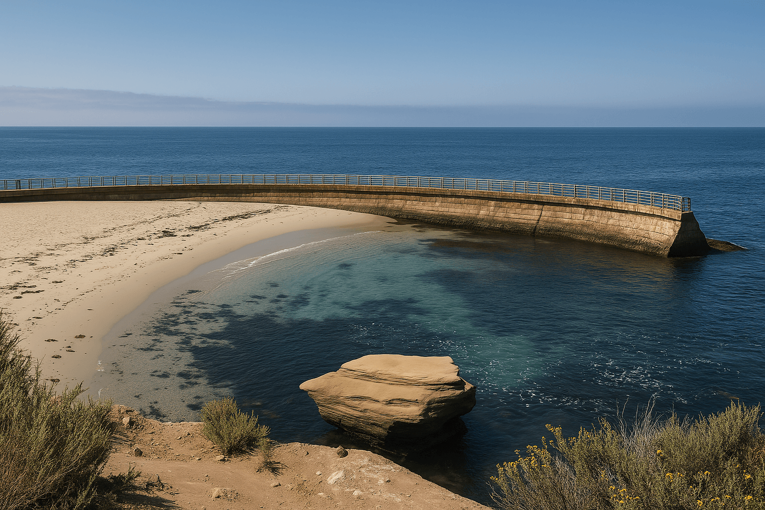 Scuba diving at Children's Pool in San Diego