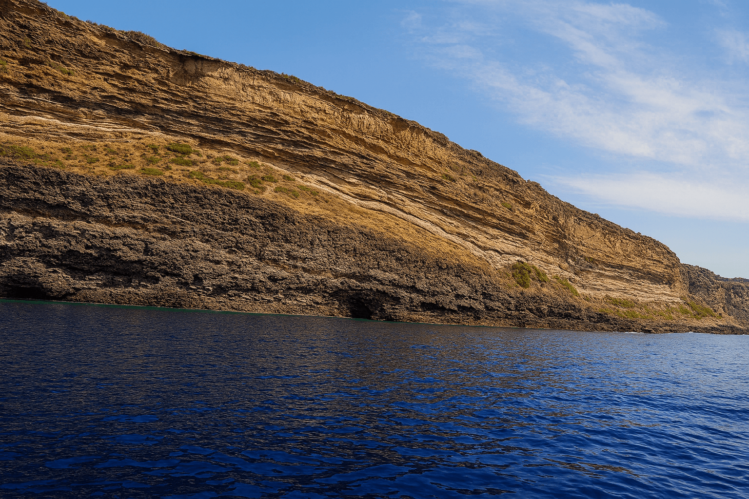 Scuba diving at La Secchitella in Ventotene