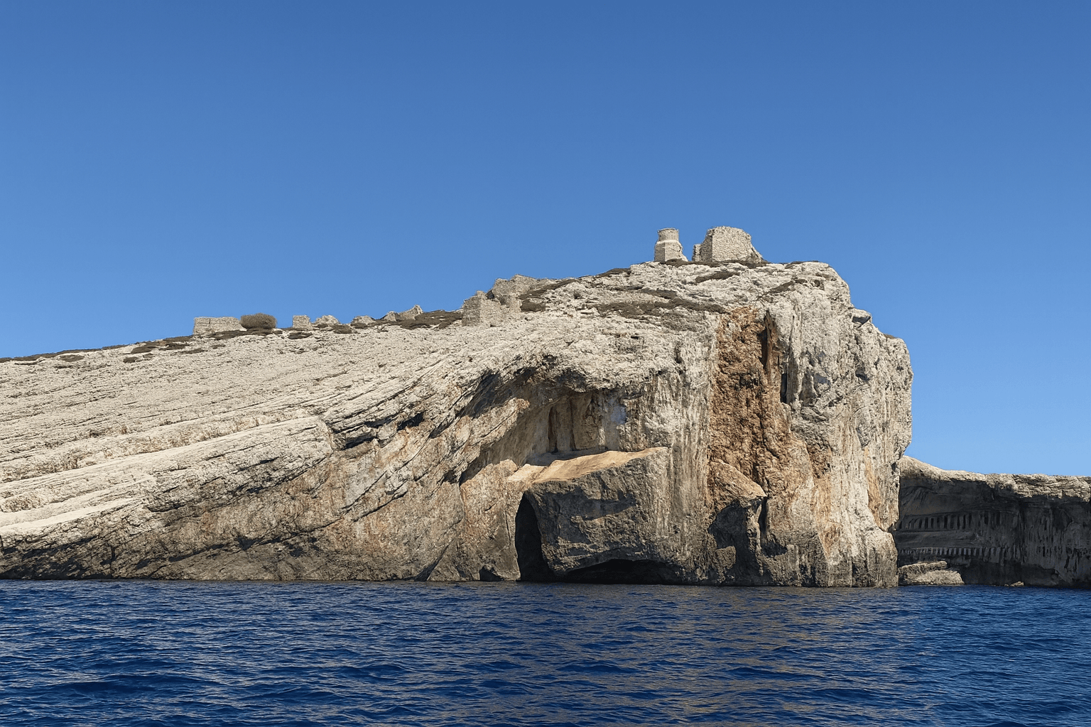 Scuba diving at Mana Wall in Kornati Islands