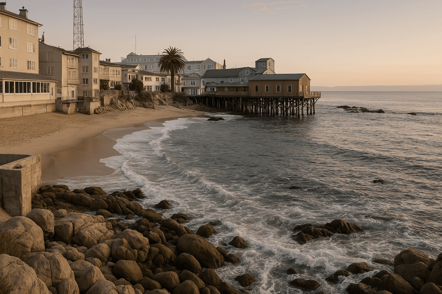 Scuba diving at McAbee Beach in Monterey