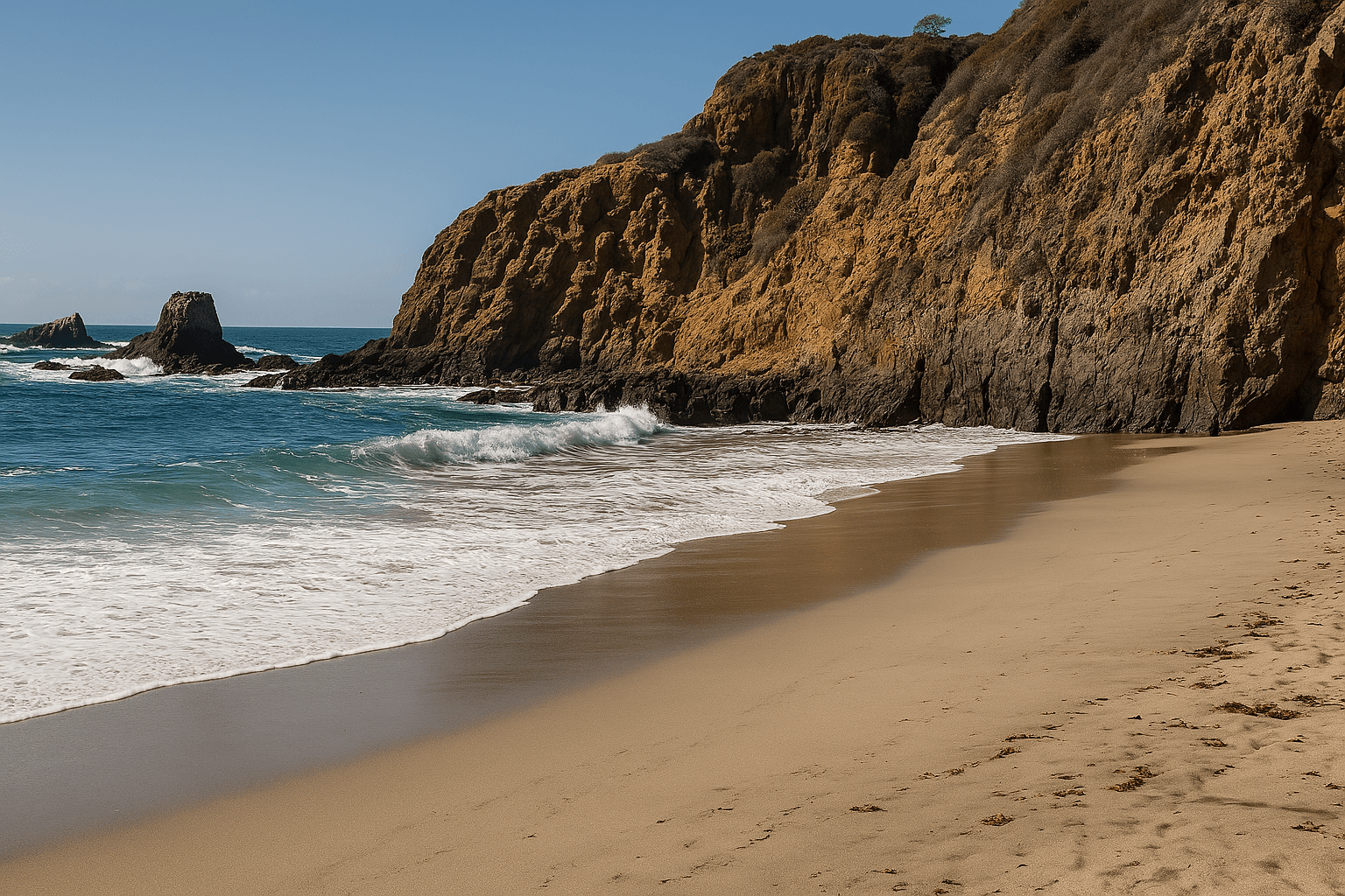 Scuba diving at N. Crescent Bay in Laguna Beach