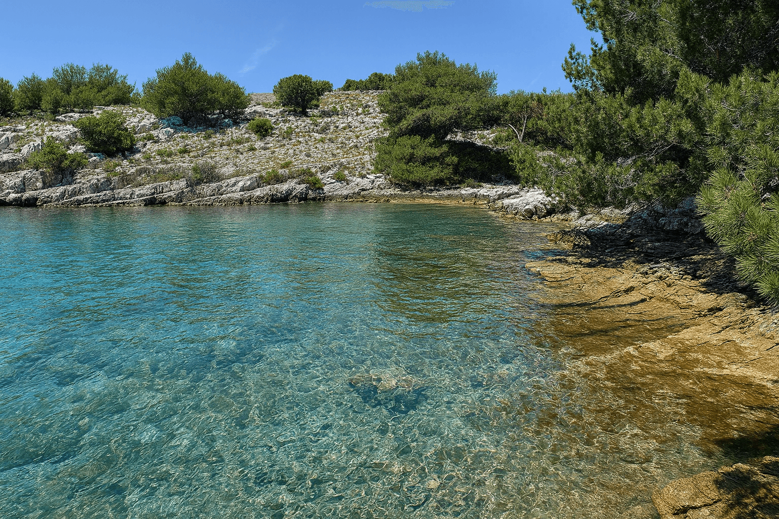 Scuba diving at Rasip Veli Wall in Kornati Islands
