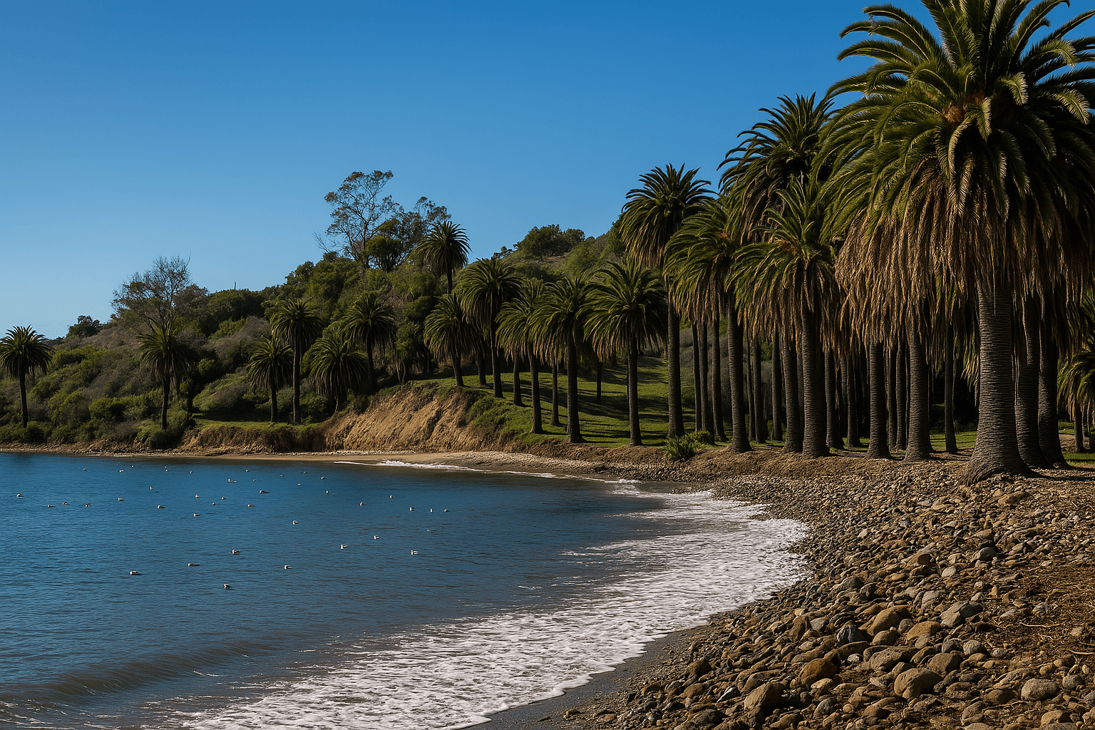 Scuba diving at Refugio State Beach in Santa Barbara