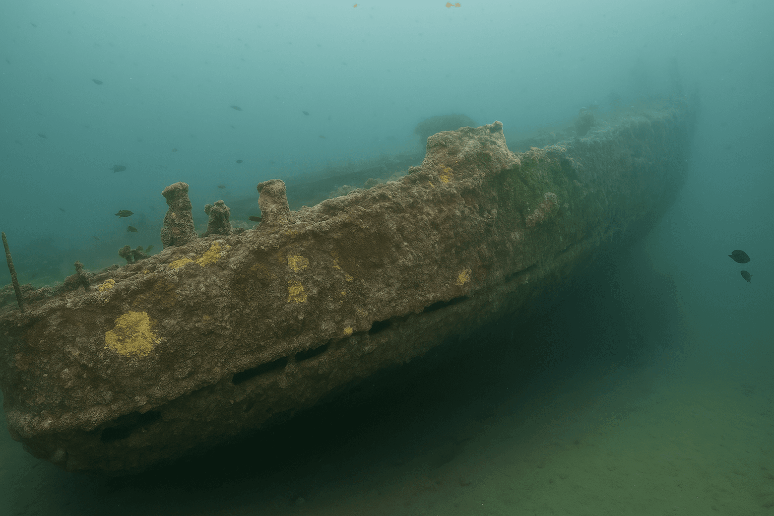 Scuba diving at Ruby E in San Diego