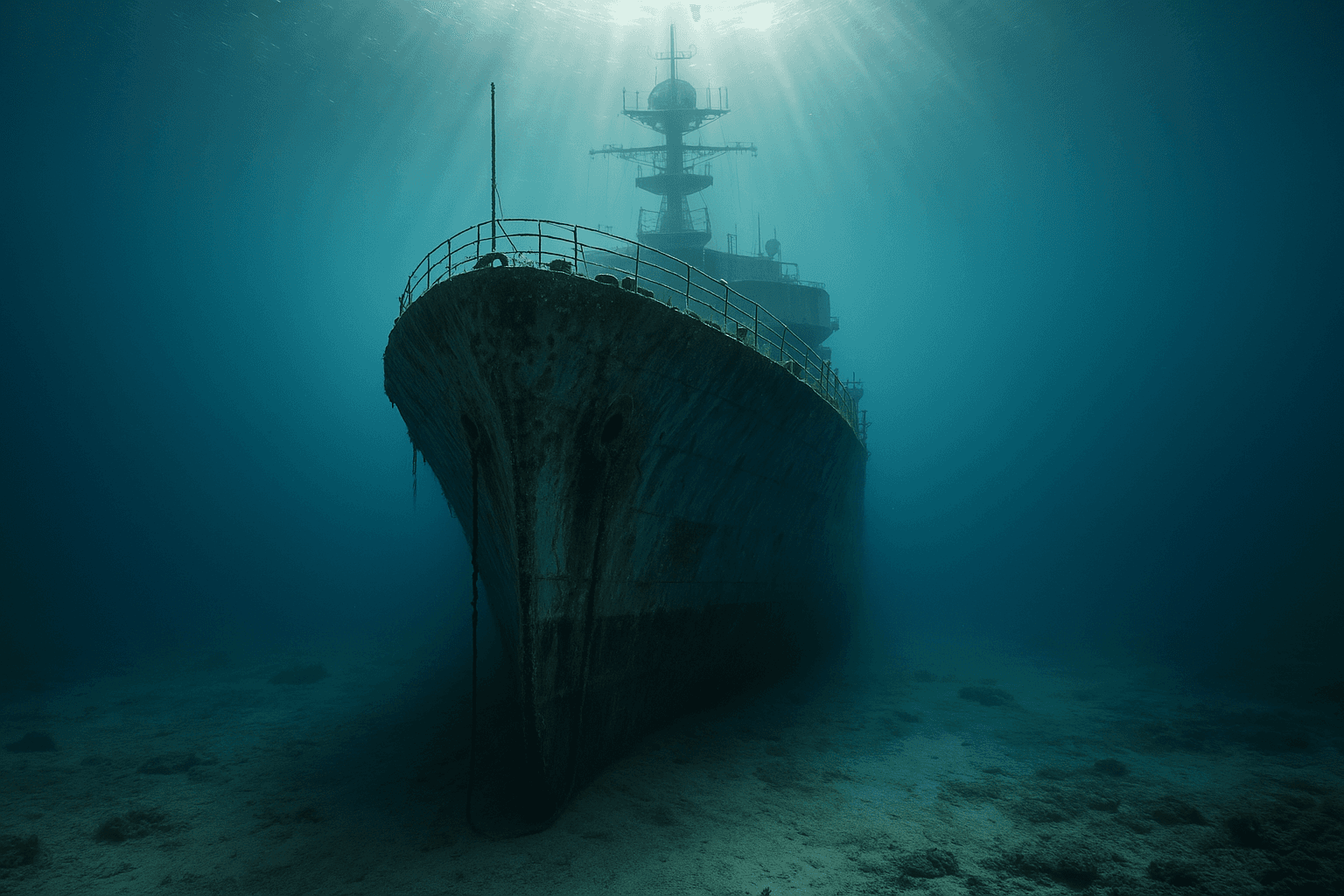 Scuba diving at USNS Vandenberg in Key West