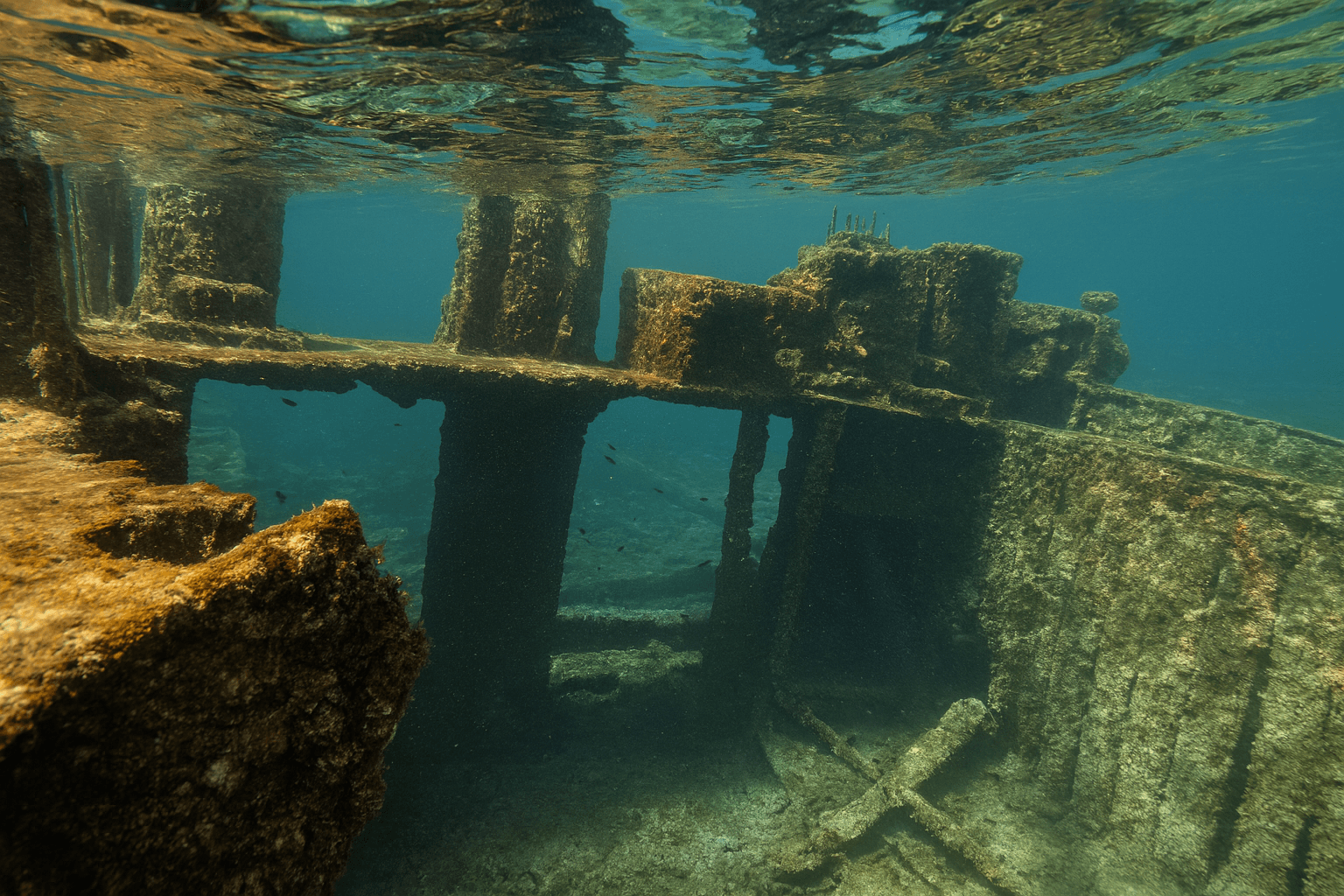 Scuba diving at Wreck Ribolovac in Split
